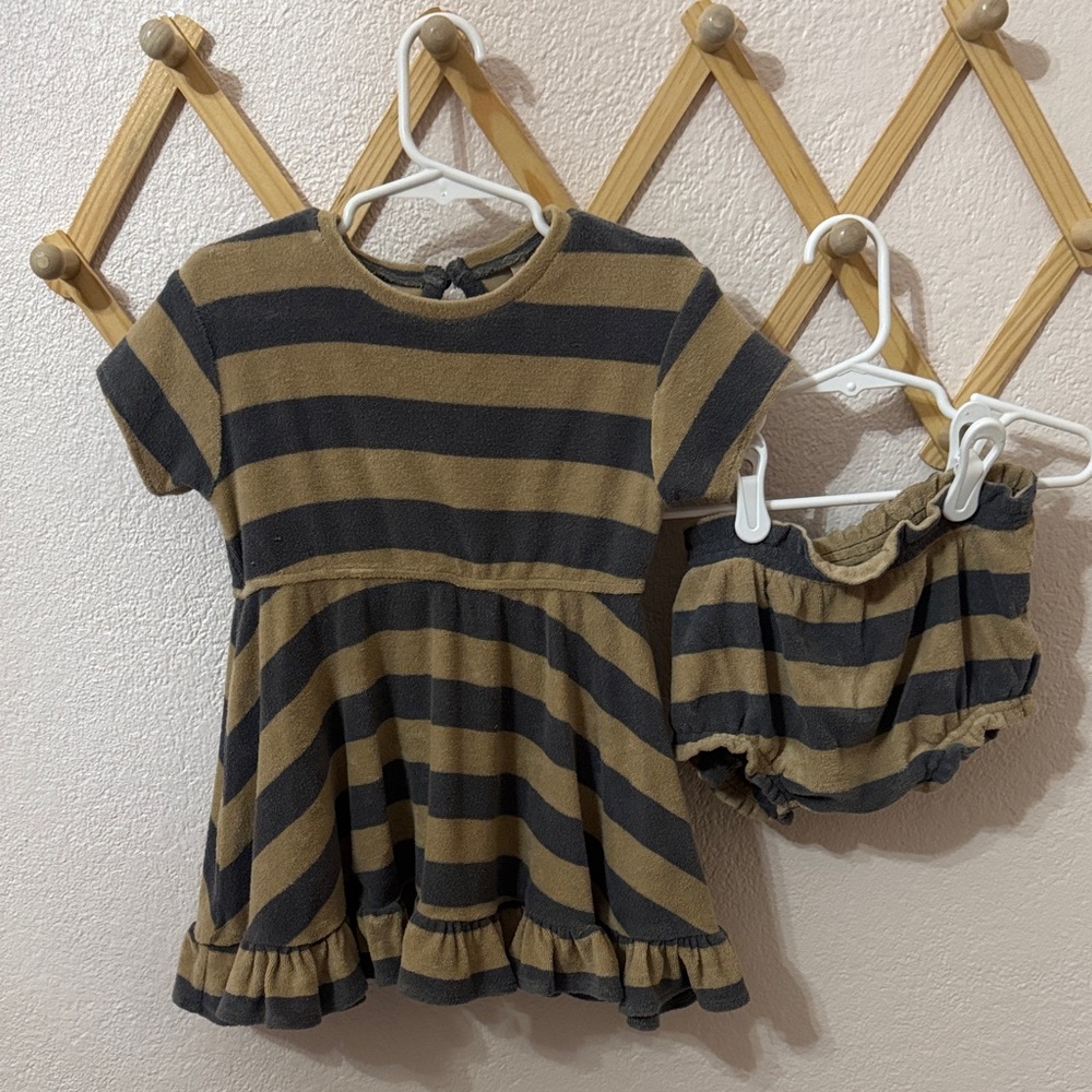 Quincey Mae | Terrycloth Dress & bloomers